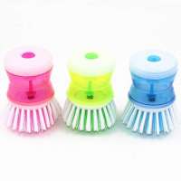 plastic washing pot brush  Household Kitchen Wash Tool Pot Pan Dish Bowl Palm Hydraulic Washing Brush Scrubber Cleaning Cleaner