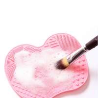 Cosmetic makeup brush cleaning pad Foundation Eyeshadow Lipstick Brushes Washing Tools