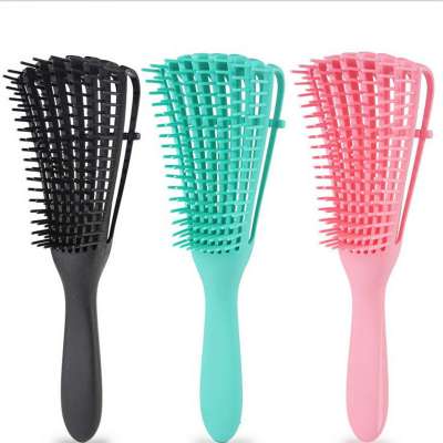 Detangling Brush Hair Detangler Brush for Curly Wet Thick Hair Adjust Scalp Massage Detangle Hairbrush